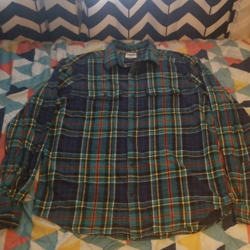 Multi-Colored Flanel Shirt